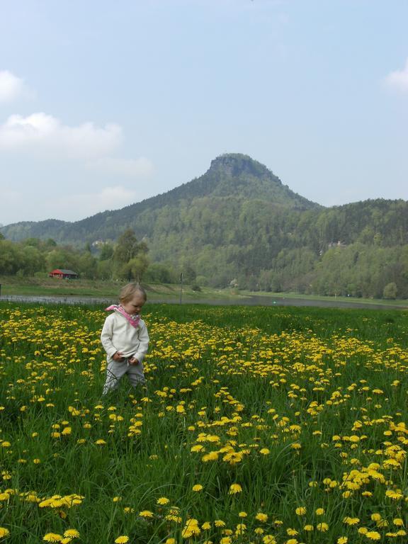 Ferienwohnungen "Gruendelrast" Prossen Esterno foto